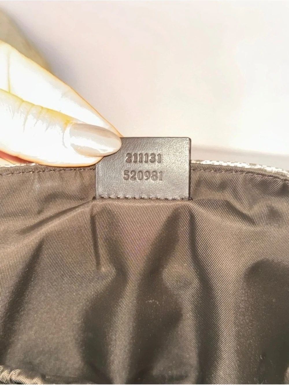 Guccis diaper bag
